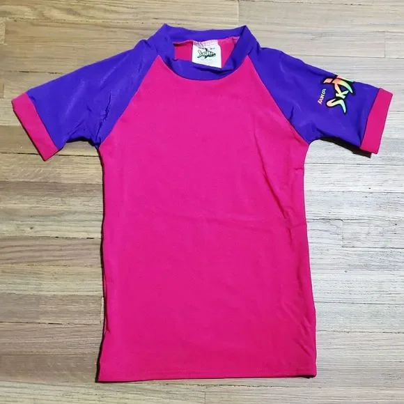 Radicool Skins Girls Pullover Rash Guard Size 4 - Picture 1 of 4